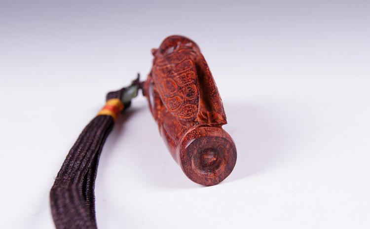厂家直销 极品印度小叶紫檀手把件 节节高红木雕刻手工艺品